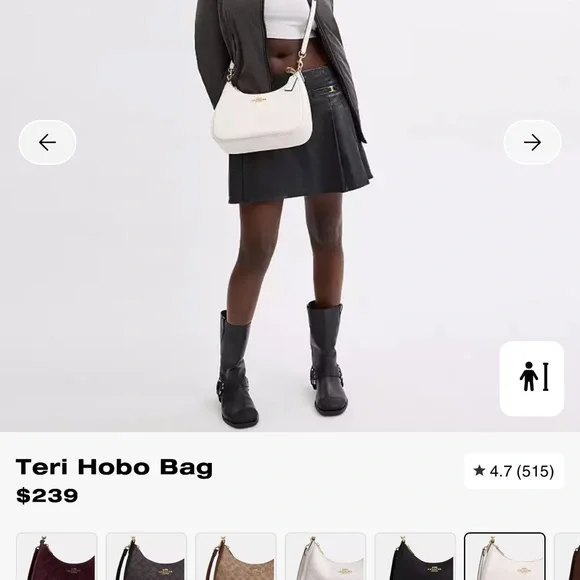 Coach Off-White Leather Shoulder Bag - Picture 3 of 10